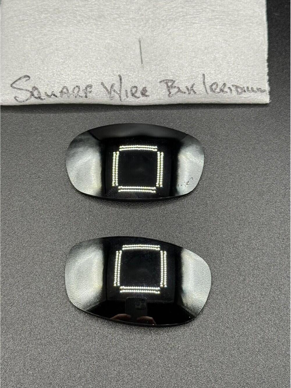 Oakley Square Wire 2.0 30mm OEM Black Iridium Lenses